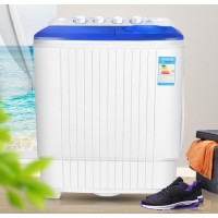 6.8kg double bucket shoe washer small household shoe brush shoe washing machine with swing dry dehydration